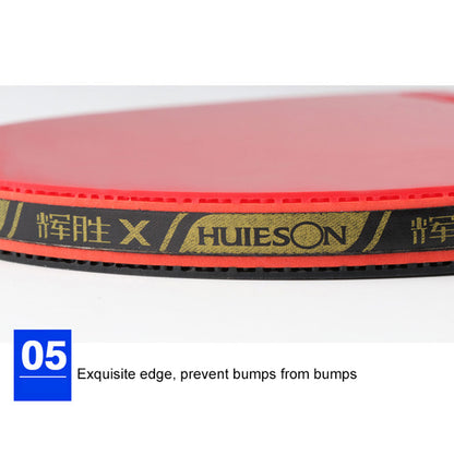 HUIESON 6-Star Wood and Carbon Table Tennis Racket Ping Pong Paddle with Carry Case