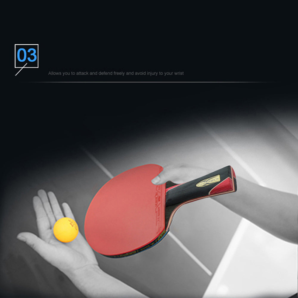 HUIESON HS-WX 1PC 5-Star Ping Pong Paddle Table Tennis Bat Table Tennis Racket for Training