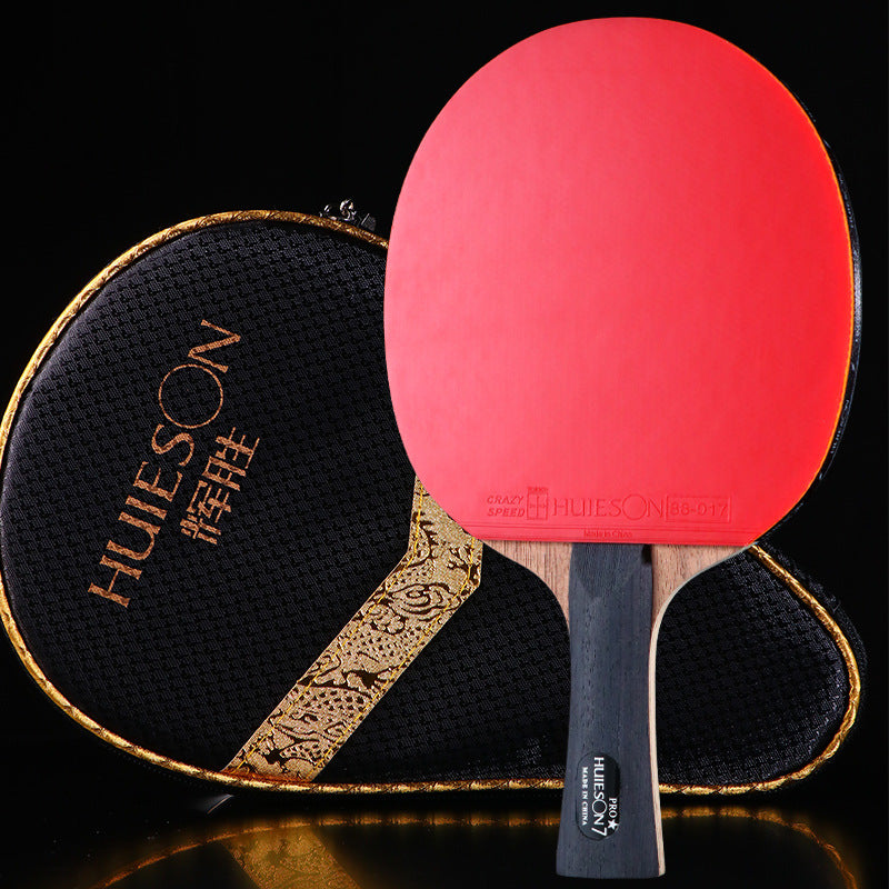 HUIESON HSZYPPP02 Professional 7-Star Table Tennis Bat Ping Pong Paddle for Senior Players