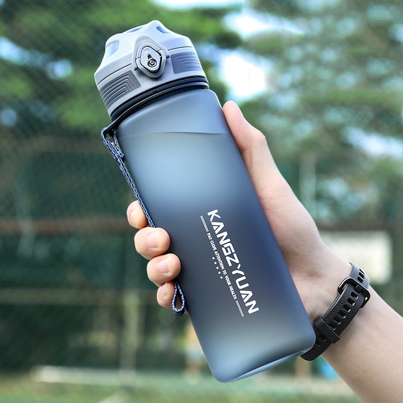 KANGZYUAN 8082 650ml Outdoor Sports Leak Proof Water Bottle Tritan Drinkware (BPA Free, No FDA Certificate)