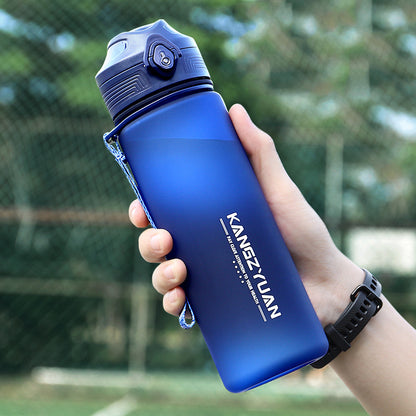 KANGZYUAN 8082 650ml Outdoor Sports Leak Proof Water Bottle Tritan Drinkware (BPA Free, No FDA Certificate)