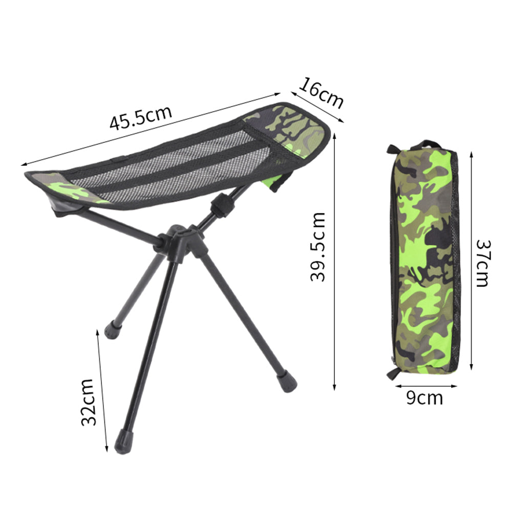 HALIN Portable 600D Oxford Cloth Folding Camping Chair Footrest Leg Rest for Hiking Fishing