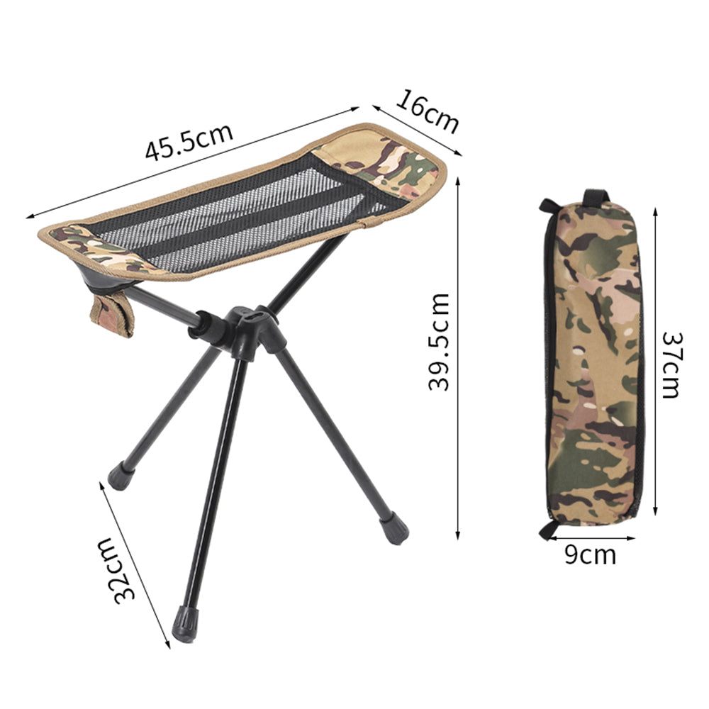 HALIN Portable 600D Oxford Cloth Folding Camping Chair Footrest Leg Rest for Hiking Fishing