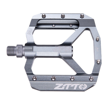 ZTTO JT01 1 Pair MTB Bike Aluminum Alloy 12mm Axle Flat Pedal Bicycle Lightweight Bearing Pedals