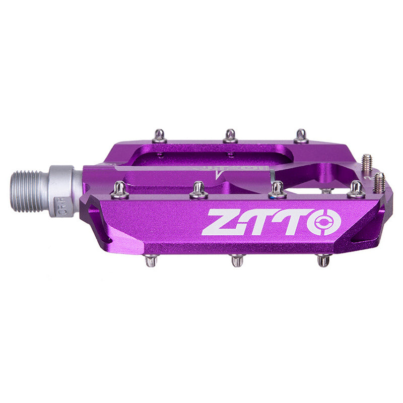 ZTTO JT01 1 Pair MTB Bike Aluminum Alloy 12mm Axle Flat Pedal Bicycle Lightweight Bearing Pedals