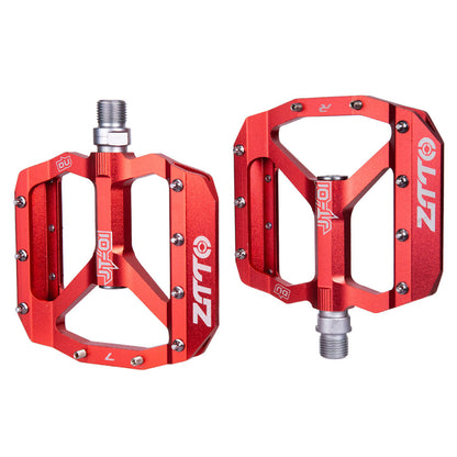 ZTTO JT01 1 Pair MTB Bike Aluminum Alloy 12mm Axle Flat Pedal Bicycle Lightweight Bearing Pedals