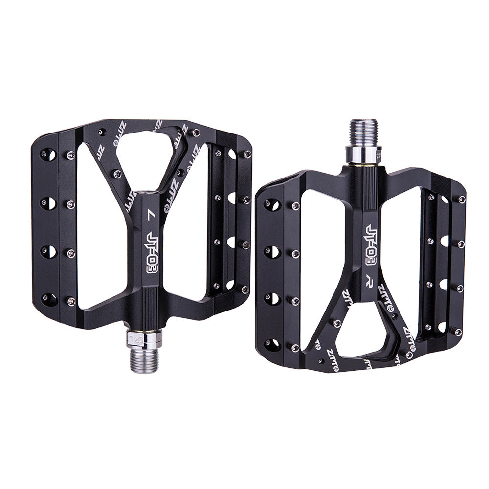 ZTTO JT03 1 Pair Aluminum Alloy Bicycle Flat Pedal Anti-slip Pedals Outdoor Biking Replace Cycle Parts