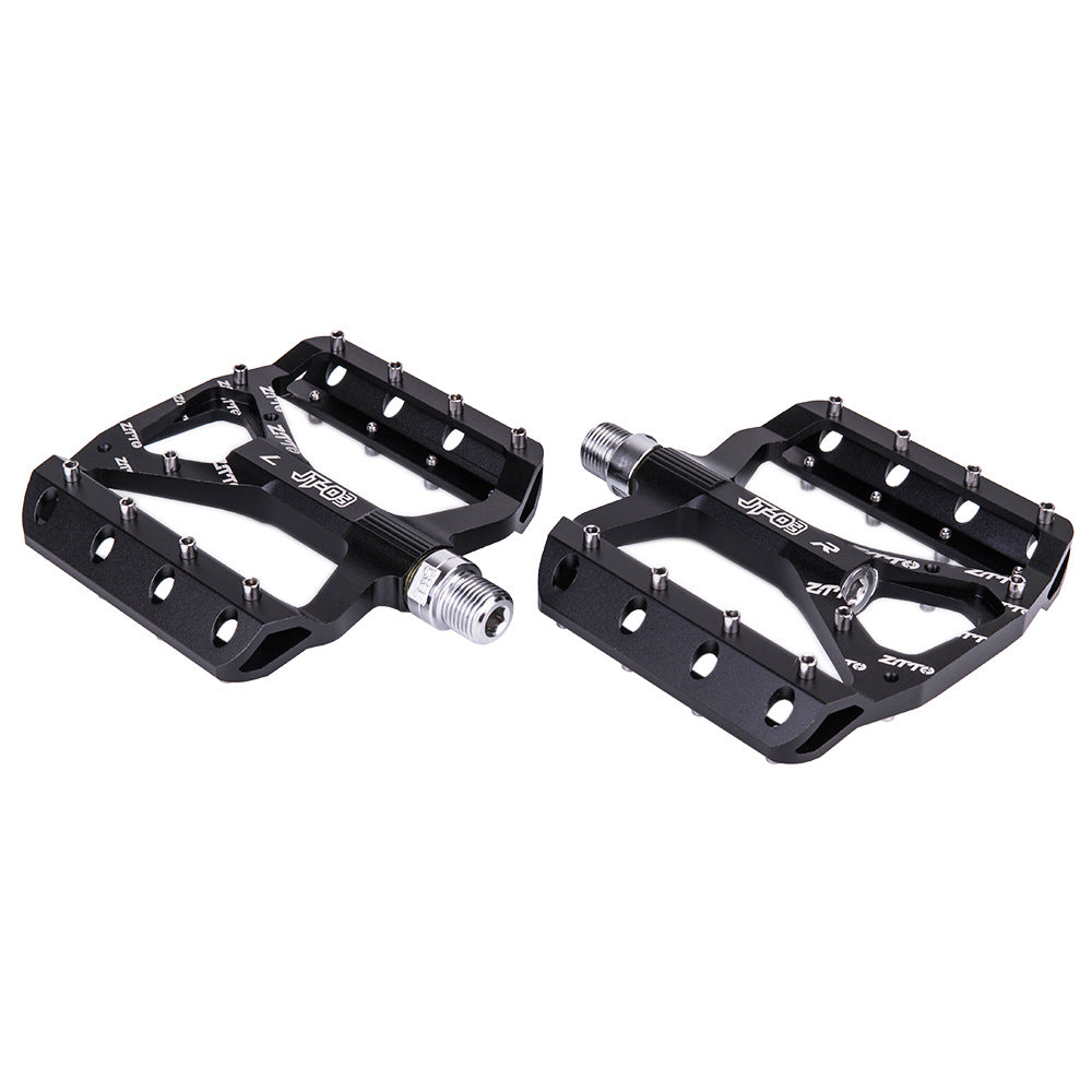 ZTTO JT03 1 Pair Aluminum Alloy Bicycle Flat Pedal Anti-slip Pedals Outdoor Biking Replace Cycle Parts