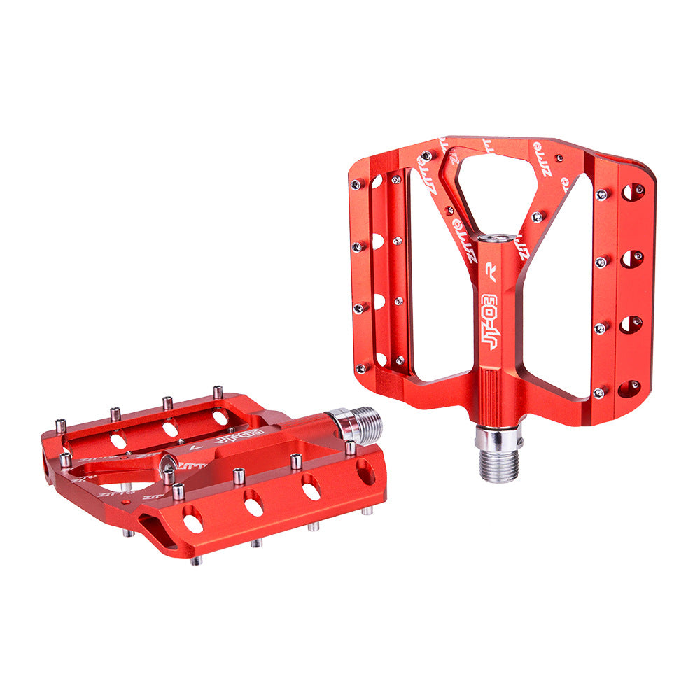 ZTTO JT03 1 Pair Aluminum Alloy Bicycle Flat Pedal Anti-slip Pedals Outdoor Biking Replace Cycle Parts