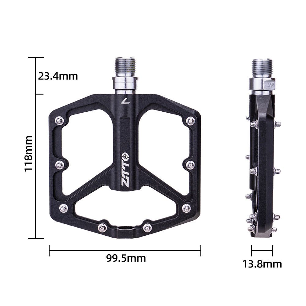 ZTTO JT07 1 Pair Bicycle Flat Pedal Steel Axis 32 Spikes Bike Pedals Cycling Replace Part