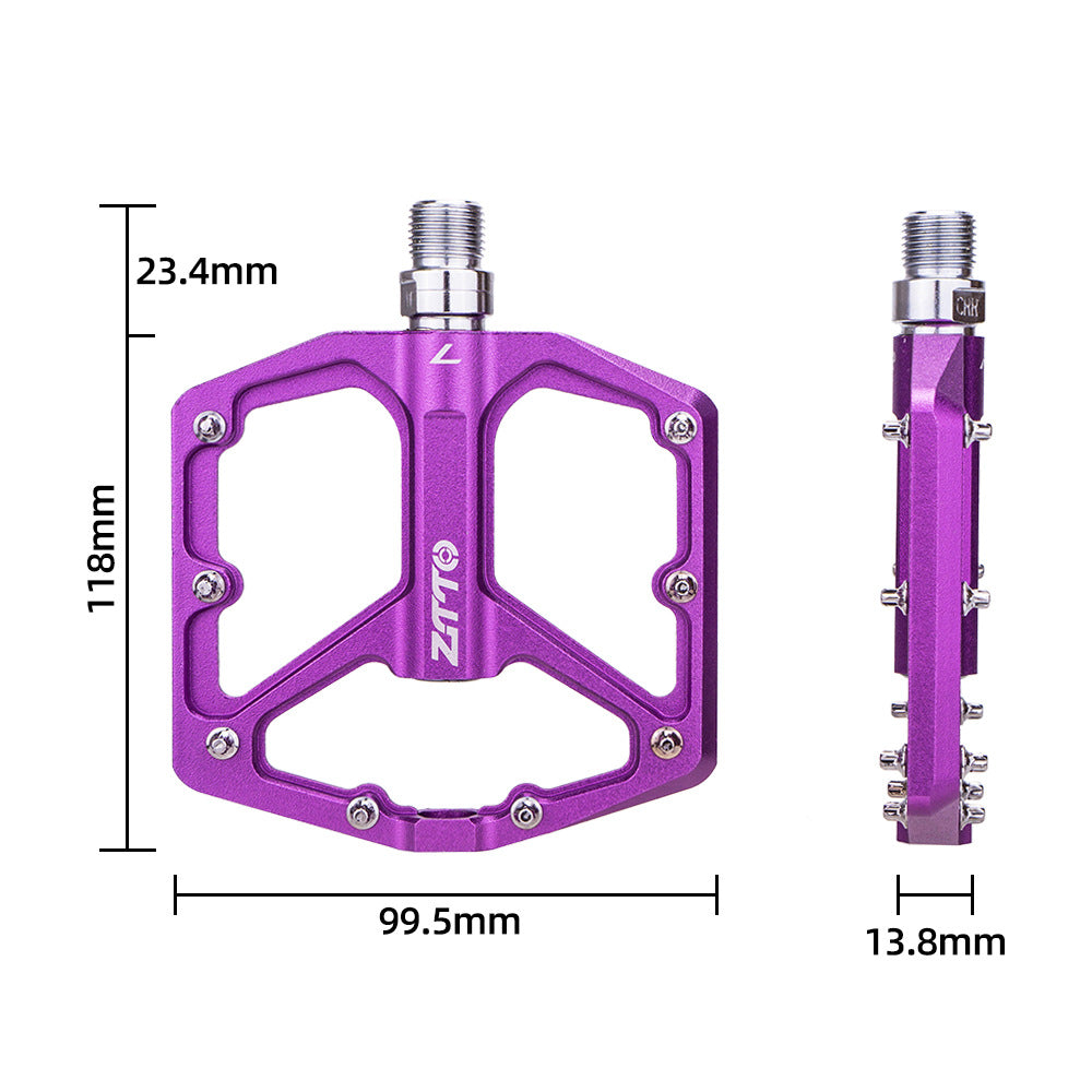 ZTTO JT07 1 Pair Bicycle Flat Pedal Steel Axis 32 Spikes Bike Pedals Cycling Replace Part