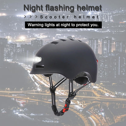 KY-Z002 Adult Bicycle Cycling Helmet EPS+PC Anti-impact Safety Helmet with Front and Rear Light