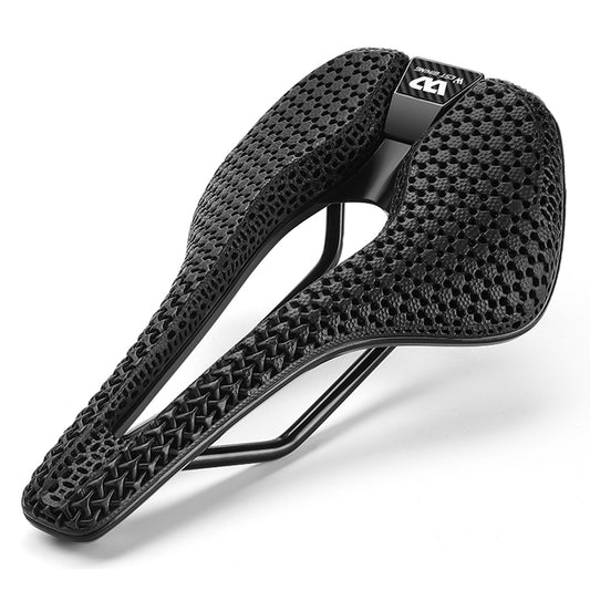 WEST BIKING YP0801182 3D Printing MTB Road Bike Short Nose Hollow Breathable Bicycle Seat