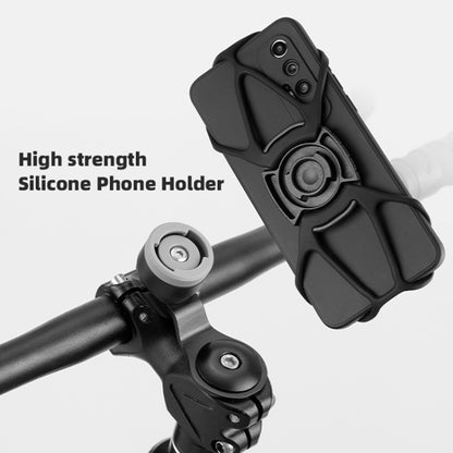 Bike Stem Phone Holder Riding Bicycle Cell Phone Mount Bracket Silicone Fixing Holder