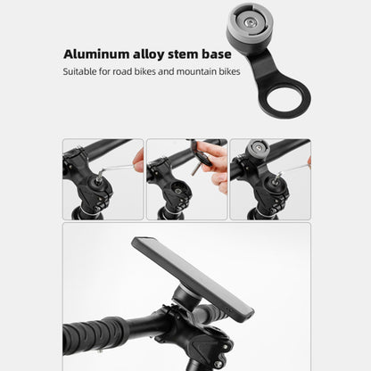 Bike Stem Phone Holder Riding Bicycle Cell Phone Mount Bracket Silicone Fixing Holder