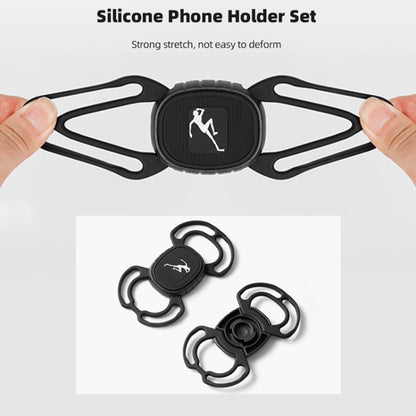 Bicycle Handlebar Phone Holder Silicone Fixing Holder Bike Phone Mount Bracket for Outdoor Riding