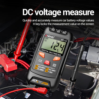 ANENG M113 1999 Counts Mini Digital Multimeter AC / DC Voltage Meter Ohm NCV Resistance Volt Tester Electricity Tool