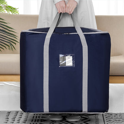 Oxford Cloth Extra Large Storage Bag for Moving House Storage Clothes Bedding Duvet Quilt Blankets, 60*45*55cm