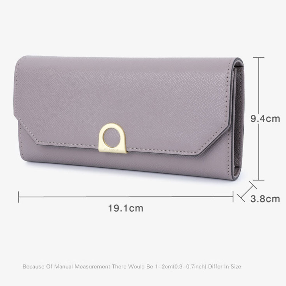 TAILIAN T5601-038 Women's Tri-fold Design PU Leather Wallet Card Holder Pouch Travel Storage Bag for Cash, Cards