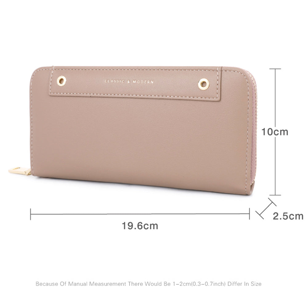 TAILIAN T9612-113 Long Wallet Women's PU Leather Card Storage Holder Coin Carrying Bag for Teen Girls