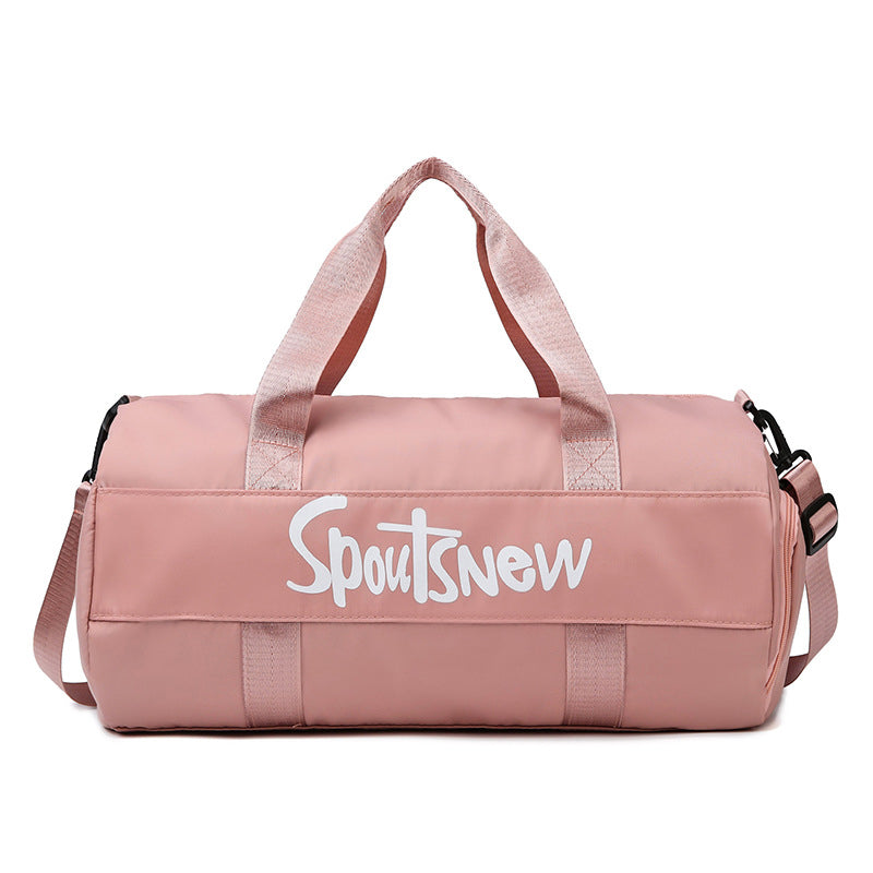 SJ-629 Large Capacity Women Oxford Cloth Waterproof Fitness Tote Crossbody Bag Travel Luggage Bag