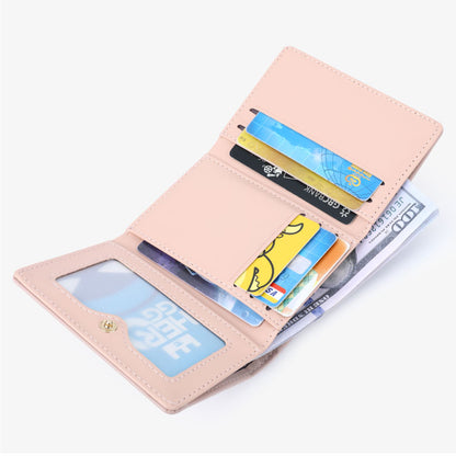 TAILIAN T6036-247 Women's Tri-fold Wallet Card Storage Holder PU Leather Coin Storage Bag