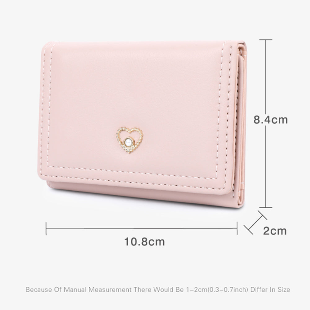 TAILIAN T6036-247 Women's Tri-fold Wallet Card Storage Holder PU Leather Coin Storage Bag