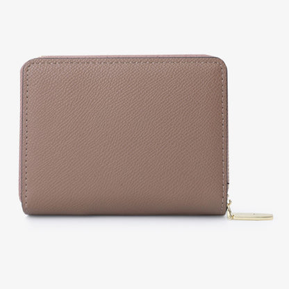 TAILIAN T6102-028 PU Leather Short Wallet Zipper Pocket Women Folding Purse