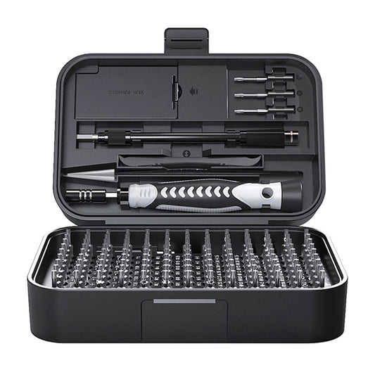 KS-840130 130Pcs Precision Screwdriver Set with 120 Bits Portable Handheld Screwdriver with Storage Box