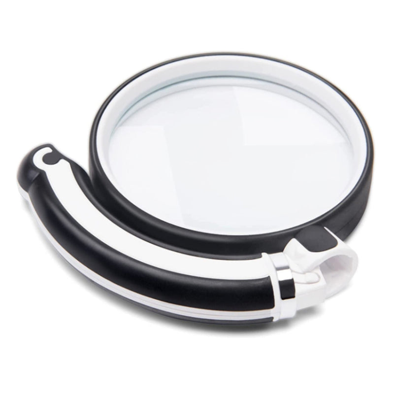 ZX100 100mm Lens Loupe ABS+Rubber+Glass 2X Magnifier Reading Nature Ob