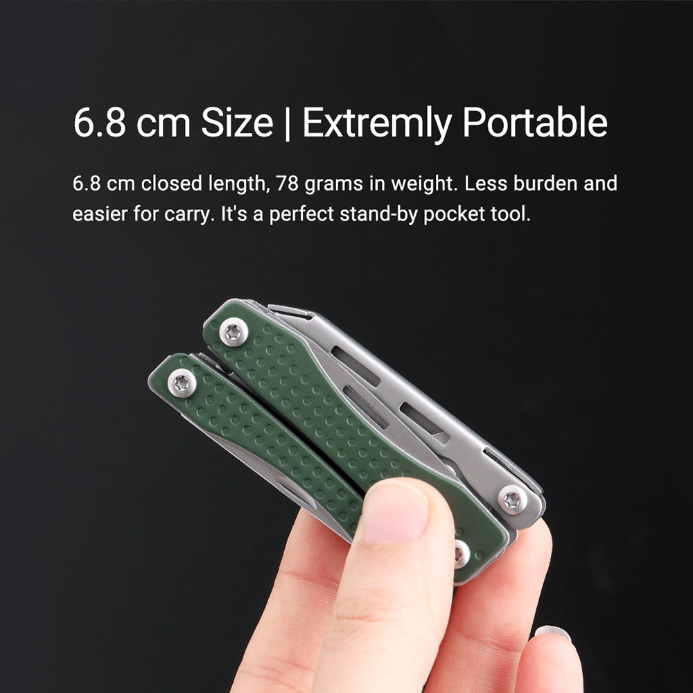 NEXTOOL Mini Multi-Function Portable Pliers Bottle / Can Opener Lightweight Knife Screwdriver Tools