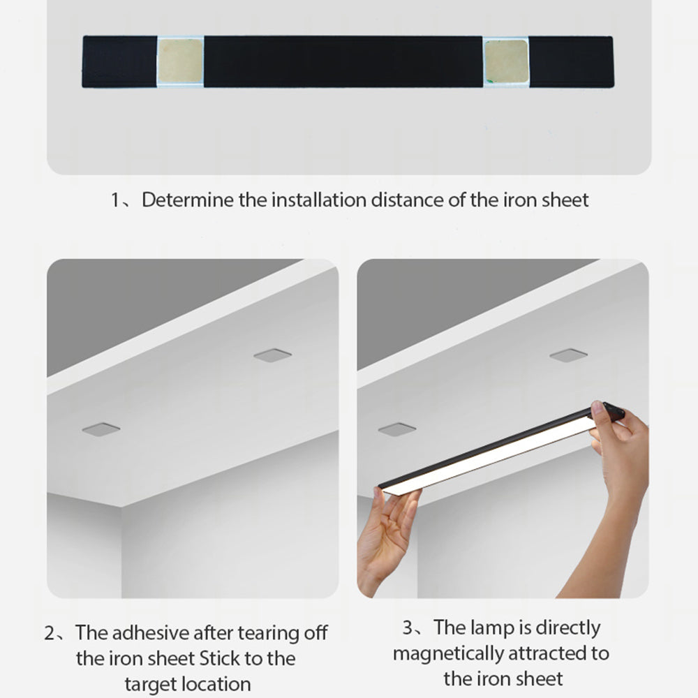 MZ-L1005 80cm Magnetic Suction Wardrobe Light Strip Intelligent Human Sensing Ultra Thin LED Light