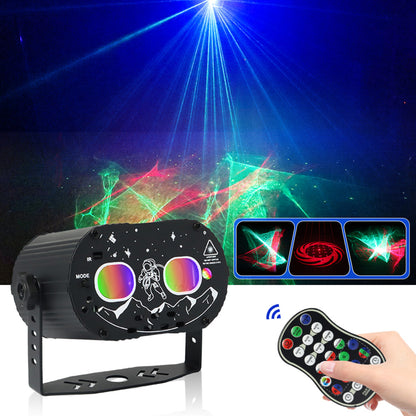 T20 DJ Party Lights Stage Light Northern Lights Effect Laser Light Disco Strobe Lighting with Remote Control