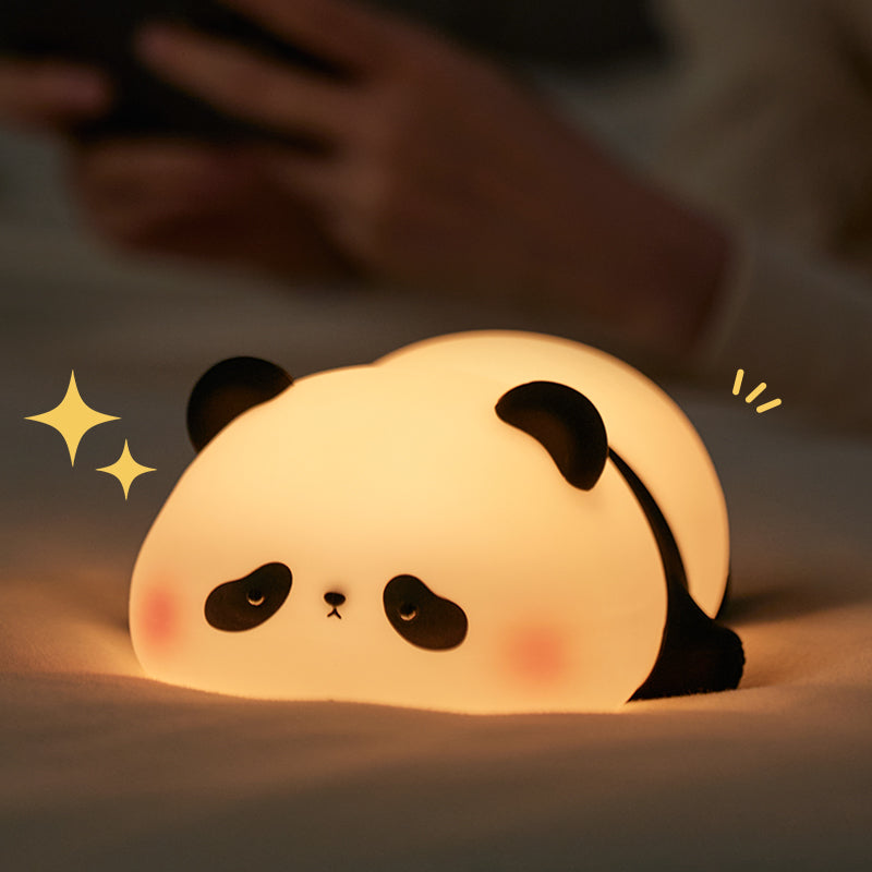 K-1155 Cute Panda Silicone Lamp Touch Control Dimming Night Light Bedside Sleep Lamp for Children (CE, FCC, CPC Certificated)