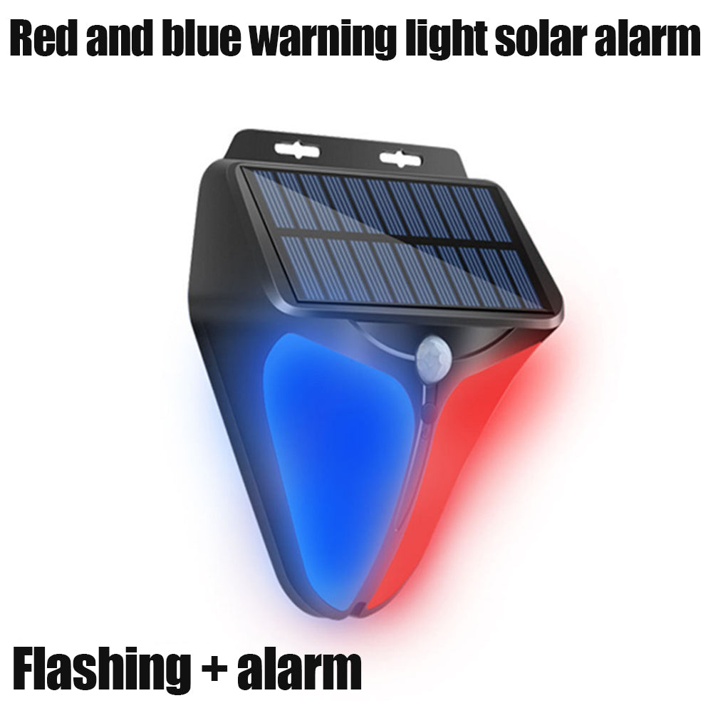 Solar Power Motion Sensor Alarm Light for Garden, Farm, Fishing Ponds, Factories, Yards Warning Lights