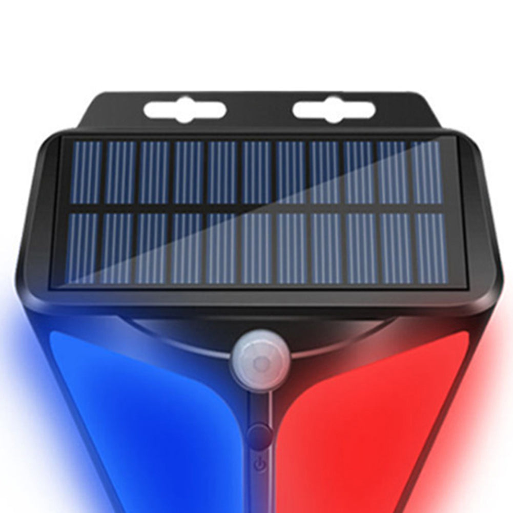 Solar Power Motion Sensor Alarm Light for Garden, Farm, Fishing Ponds, Factories, Yards Warning Lights