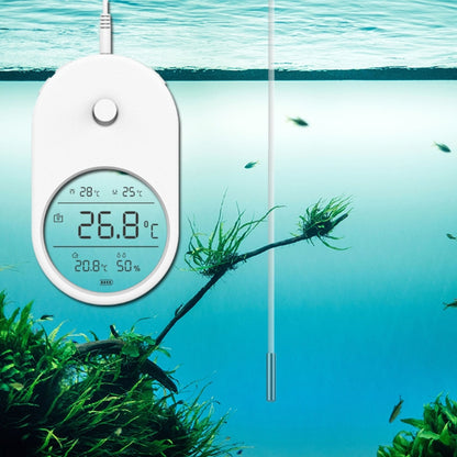 T1 3-in-1 Fish Tank Water Thermometer Digital LCD Display Aquarium Temperature Meter