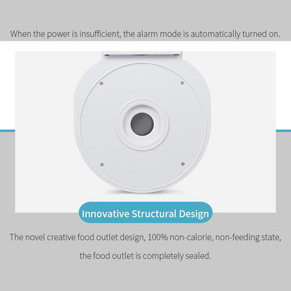 O2 Smart Fish Feeder LED Screen Digital Display Automatic Fish Feeder Fish Food Dispenser for Fish Tank