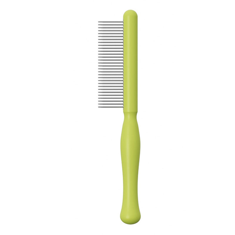 AIWO Pet Comb Stainless Steel Coarse Teeth Cat Dog Grooming Comb Tool for Removing Matted Fur, Knots and Tangles