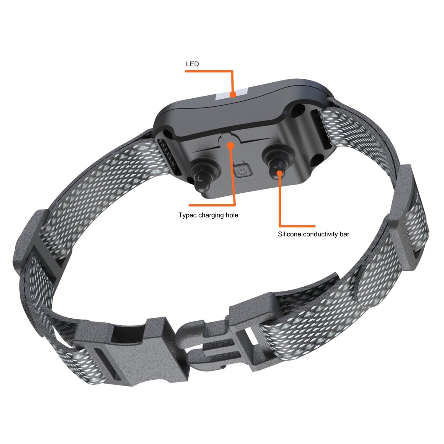 Electric Dog Training Collar Rechargeable IP67 Waterproof Electric Shock Collar for Dogs