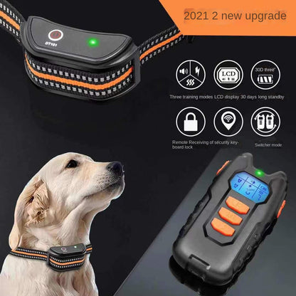 PM101 Remote Control Pet Dog Anti-Barking Collar Electronic Vibration Bark Shock Collar