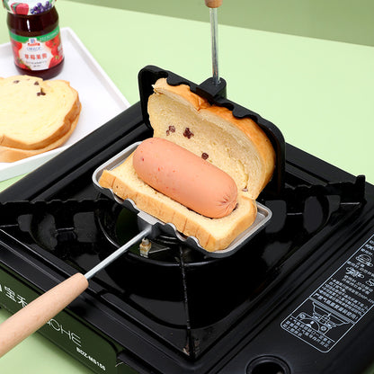 Kitchen Sandwich Pan Non-stick Frying Pan with Detachable Handle (BPA Free, No FDA Certificate)