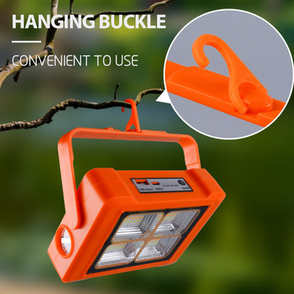 Outdoor Solar Camping Light Portable Emergency Work Repairing Lamp Flashlight