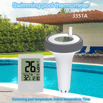 ZX3351A Indoor Outdoor Wireless Floating Thermometer Digital Display Swimming Pool Thermometer with Stand