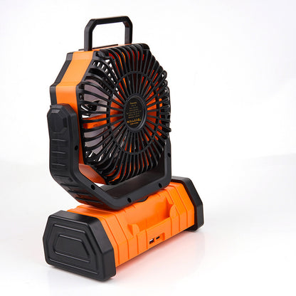 Outdoor Camping Fan with Lights Remote Control Dual Hooks Portable 9000mAh Power Bank Cooling Fan