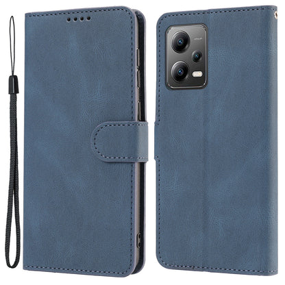 For Xiaomi Redmi Note 12 Pro+ 5G / Note 12 Explorer 5G Leather Phone Case Stand Wallet Cover with Strap