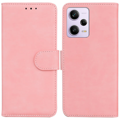 For Xiaomi Redmi Note 12 Pro 5G / Note 12 Pro Speed 5G / Poco X5 Pro 5G Leather Flip Phone Case Solid Color Wallet Cover Stand