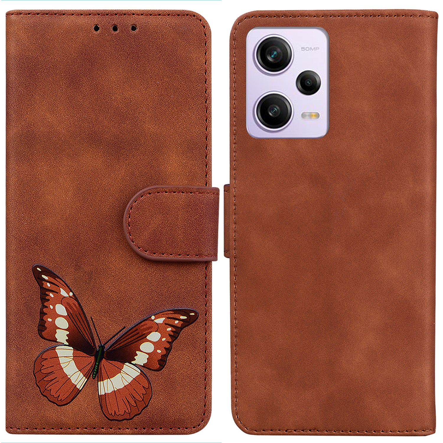 For Xiaomi Redmi Note 12 Pro 5G / Note 12 Pro Speed 5G / Poco X5 Pro 5G Butterfly Printing Phone Cover