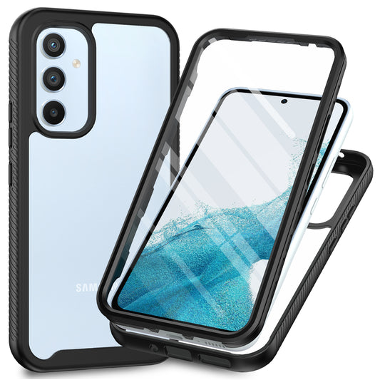 For Samsung Galaxy A34 5G PC + TPU Phone Case Shockproof Phone Cover with PET Screen Protector