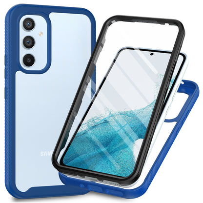 For Samsung Galaxy A34 5G PC + TPU Phone Case Shockproof Phone Cover with PET Screen Protector